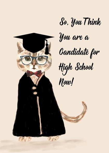 Send a real graduation (8th grade) card with your handwriting via First  Class US mail directly from Signed